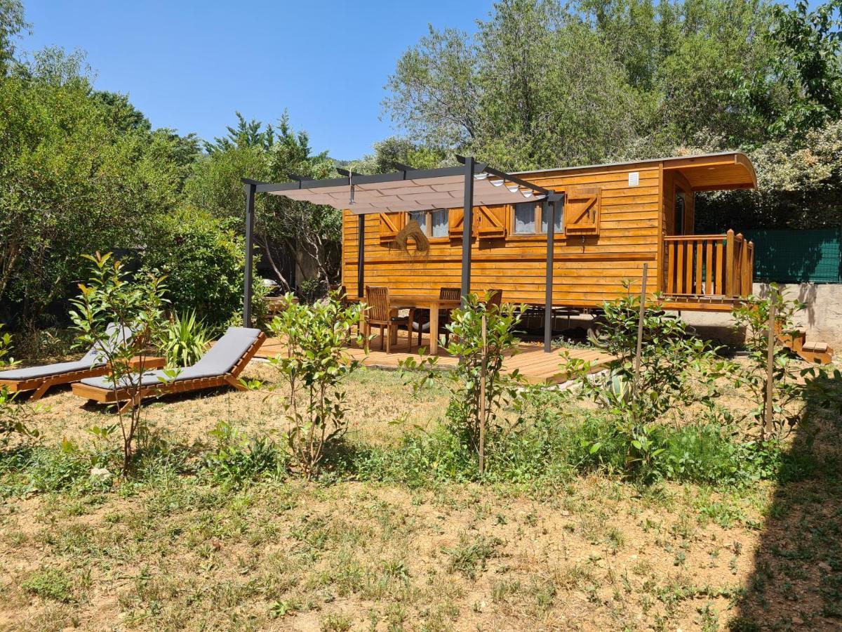 Tiny House Roulotte Villa Кюж-ле-Пен Екстериор снимка