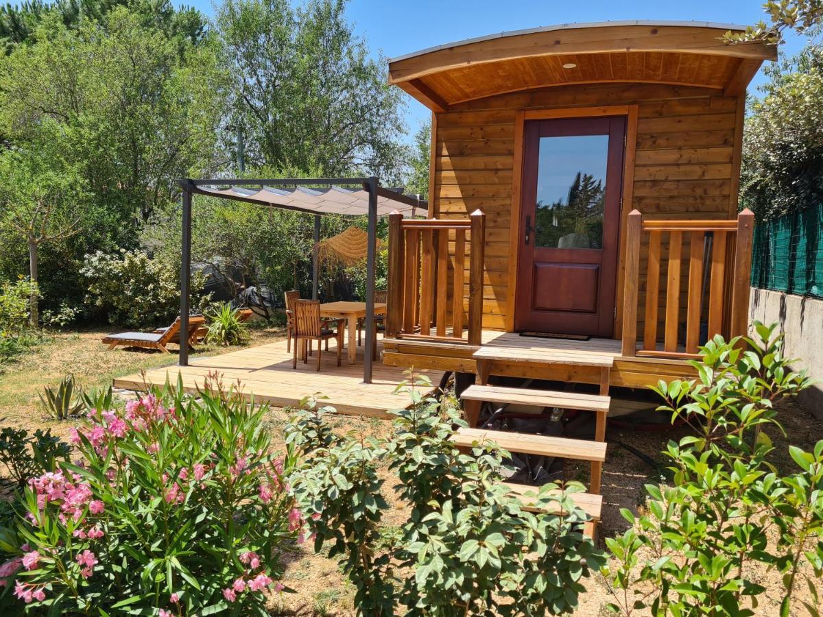 Tiny House Roulotte Villa Кюж-ле-Пен Екстериор снимка